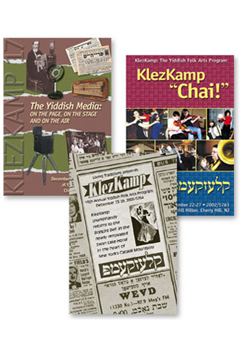 KlezKamp Brochure Covers